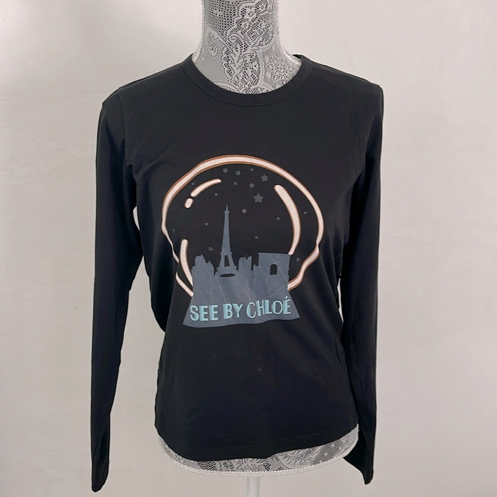 NWOT See by Chloe Long sleeve T-shirt Sz 6
